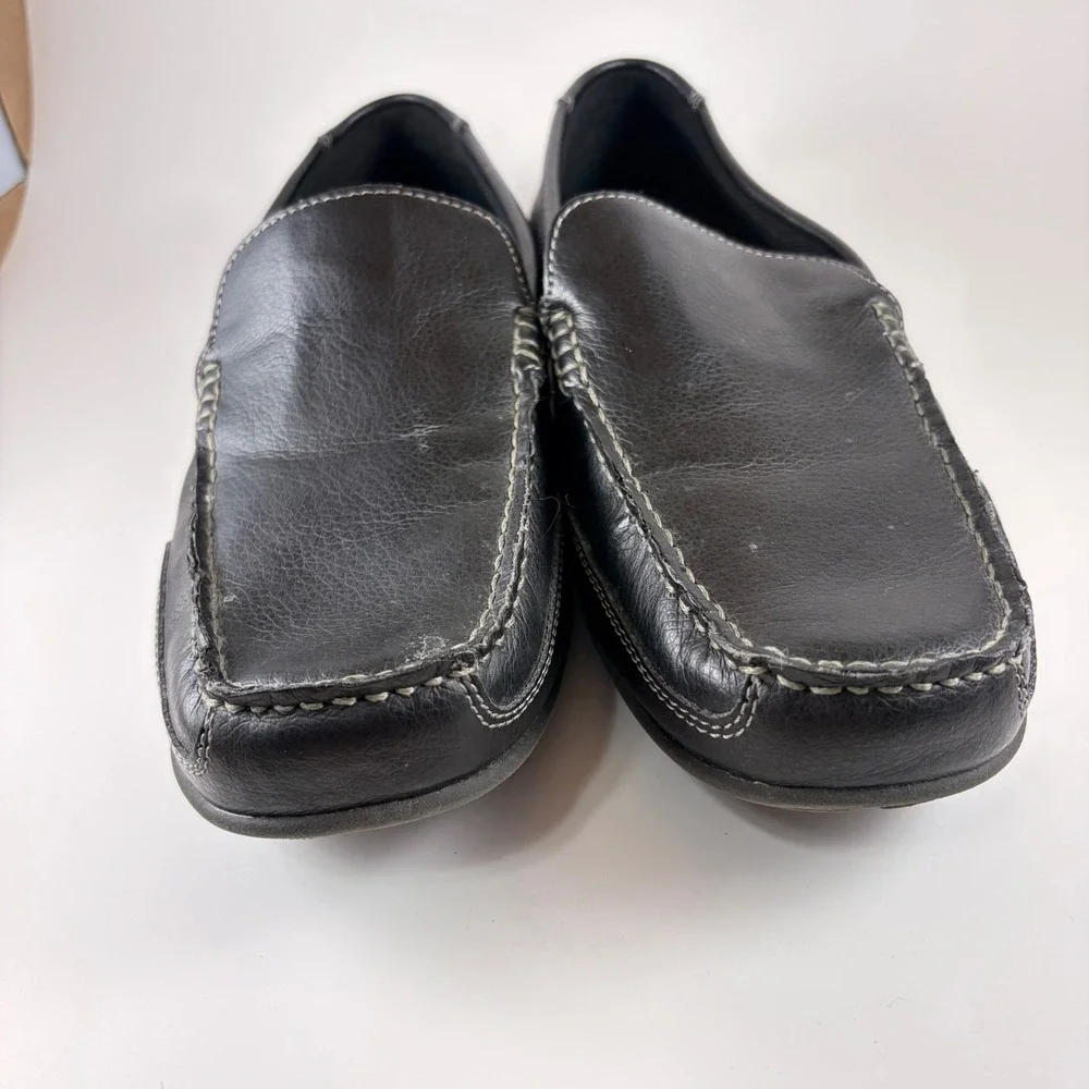 Joseph‎ Abboud Mens Black Slip On Loafers Driving Shoes US 11